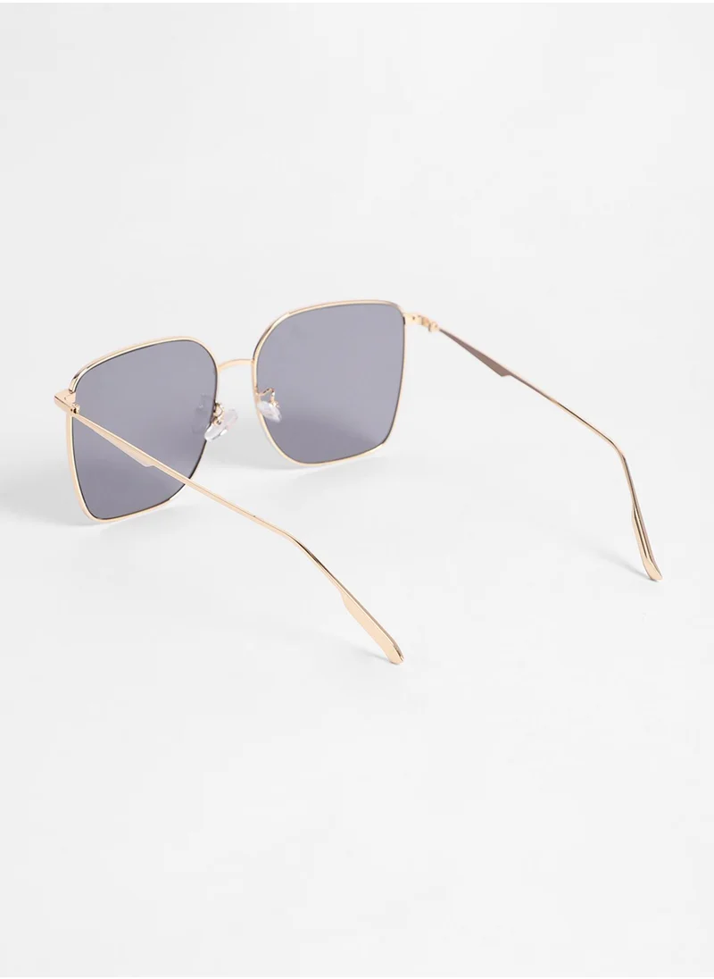 Haute Sauce Full Rim Oversized Sunglasses