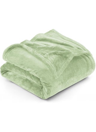 Utopia Bedding Fleece Blanket Queen Size Sage Green 300GSM Luxury Fuzzy Soft Anti-Static Microfiber Bed Blanket (90x90 Inches) - pzsku/ZECD56B6D6AB85455FD3AZ/45/_/1728378223/47cfadc6-35e9-486e-9107-50a009715896