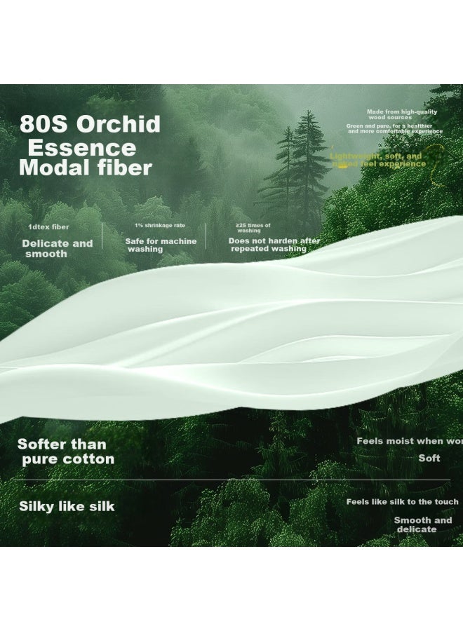 Modal Silk Women'S Seamless Silk Underwear 80S Extended Crotch Ladies Underwear 7A Antibacterial High Waist Underwear 3-Pack - Image 4