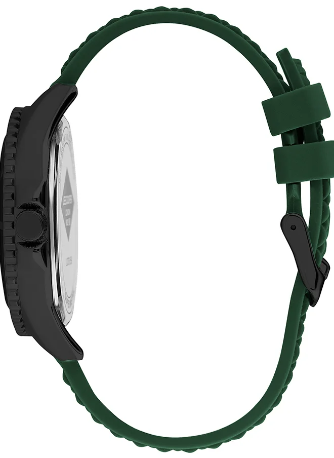 Lee Cooper Men Analog Tonneau Silicone Wrist Watch LC07361.677