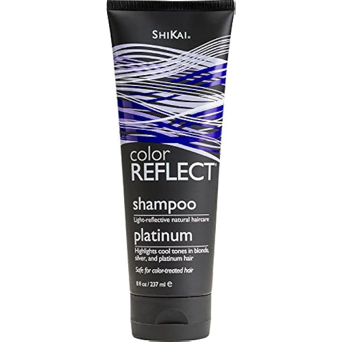 SHIKAI COLOR REFLECT PLATINUM SHAMPOO, 8 OUNCE TUBE - Image 1