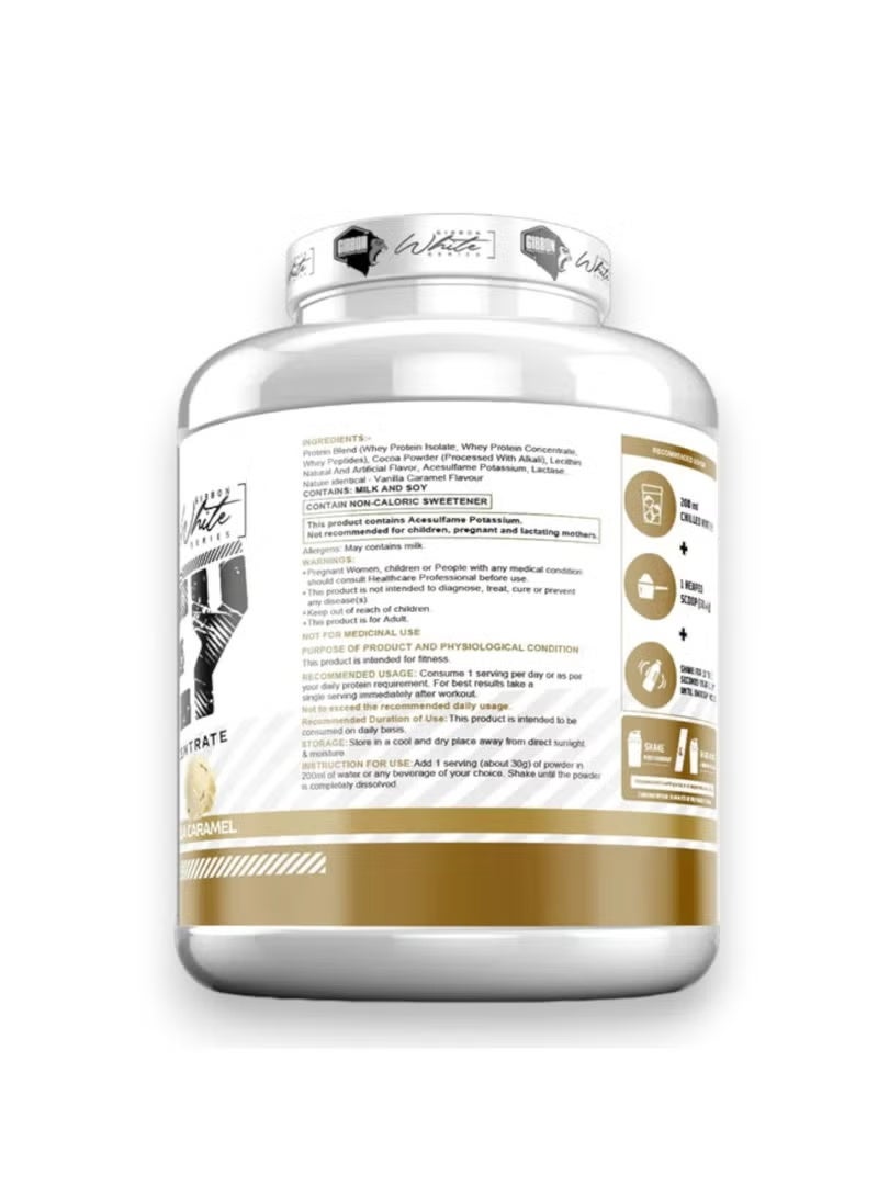 GIBBON بروتين واي جيبون، بنكهة الكراميل الفانيليا، 5 أرطال - Image 3