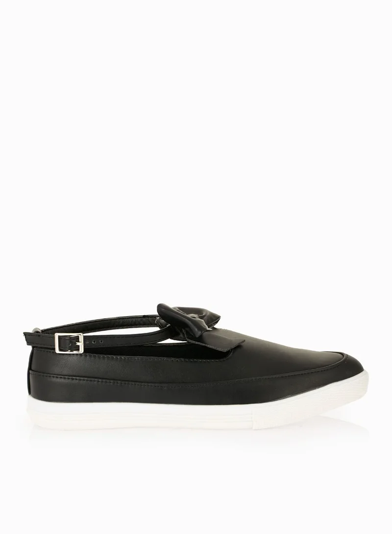 Coco Cut Out Bow Slip Ons