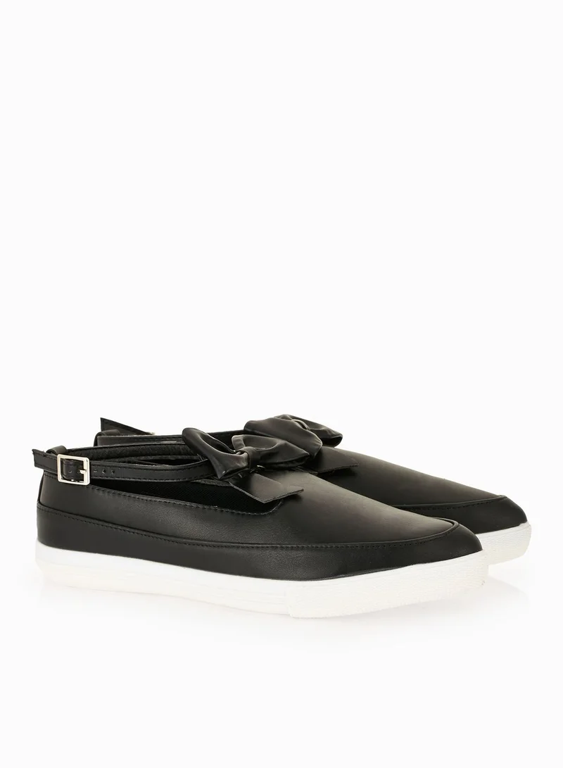 Coco Cut Out Bow Slip Ons