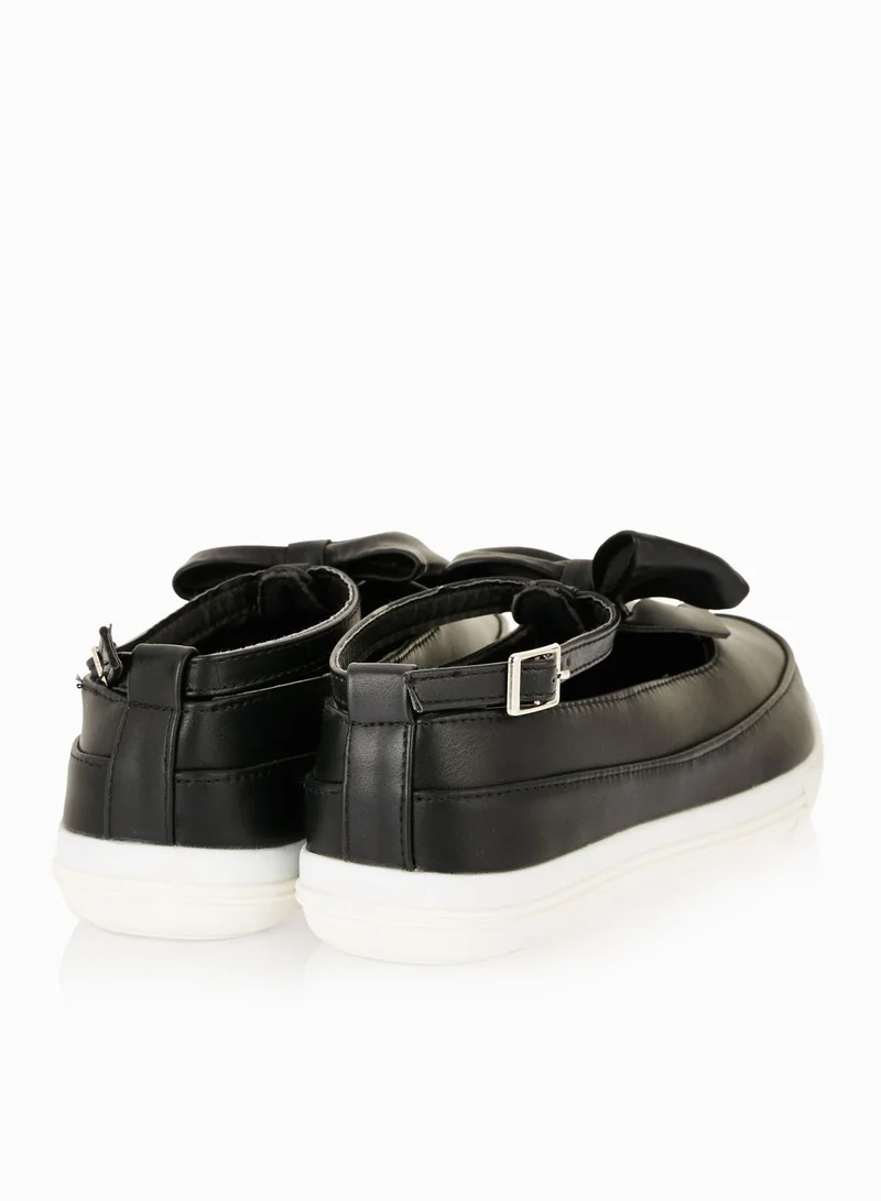 Coco Cut Out Bow Slip Ons