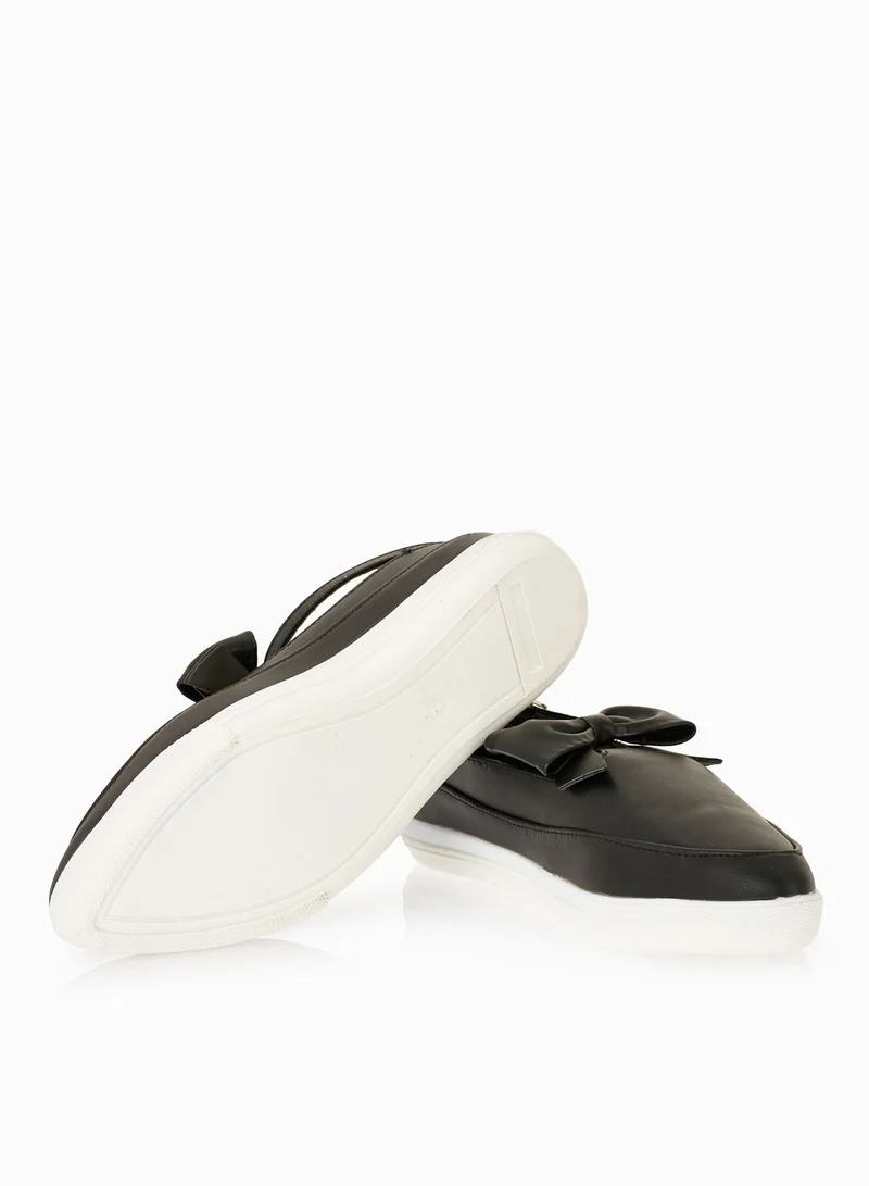 Coco Cut Out Bow Slip Ons