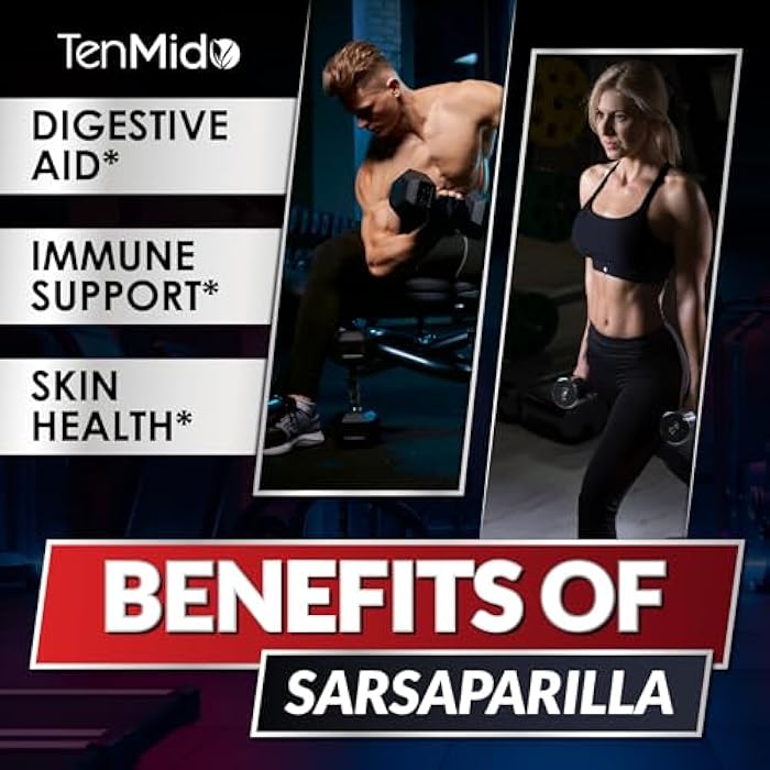 Tenmido Sarsaparilla Root Tincture - 9in1 with Burdock Root, Milk Thistle, Turmeric, Ginger, Artichoke, Yellow Dock and Dandelion - Vegan, Non-GMO | 30ml 1Fl Oz - Image 4