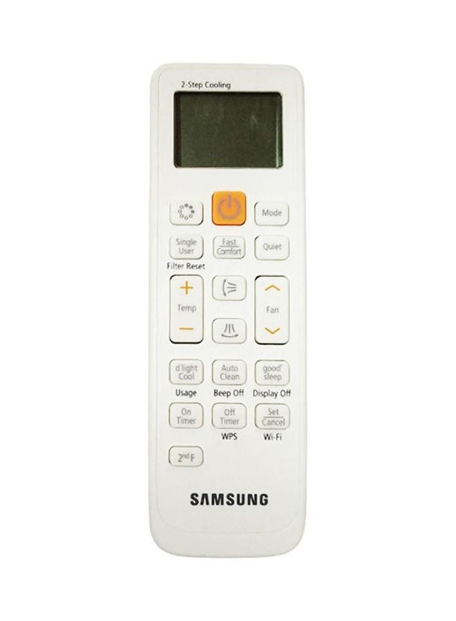 Samsung Air Conditioner Remote white