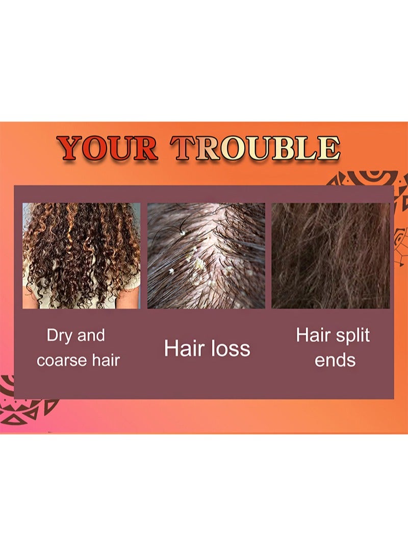 Lanthome Batana Oil Conditioner，Hair Growth Batana Oil Hair Growth Conditioner That Helps Repair Damaged Hair And Eliminate Split Ends For Men And Women (120ml) - Image 3