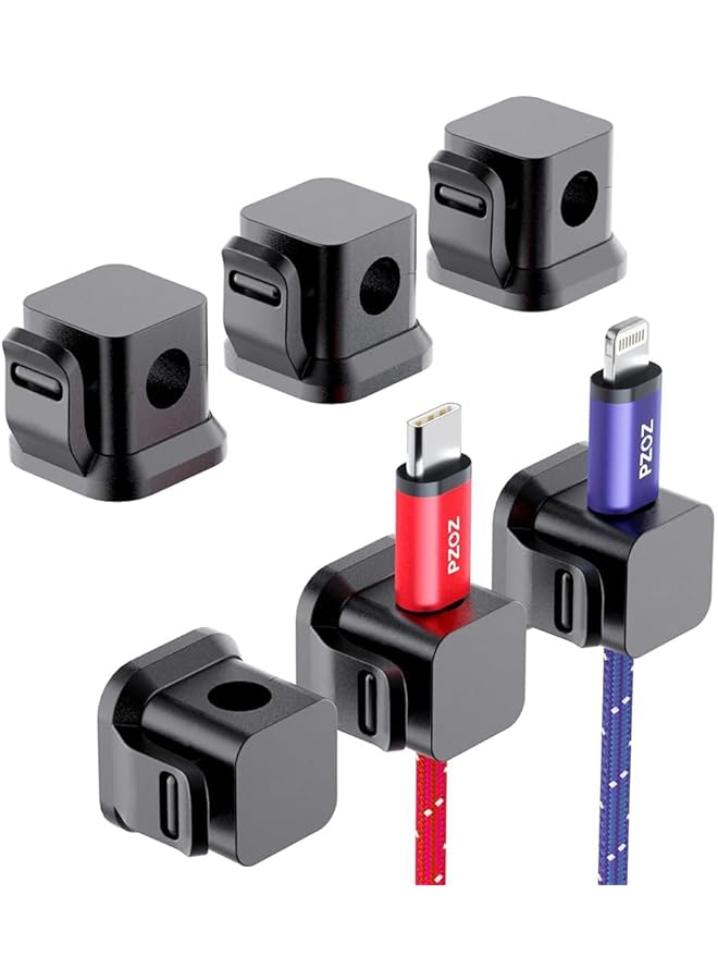 Green Tiger 6Pcs Cord Organizer, Adhesive Charger Cable Clips, Wire Holder Keeper Organizer