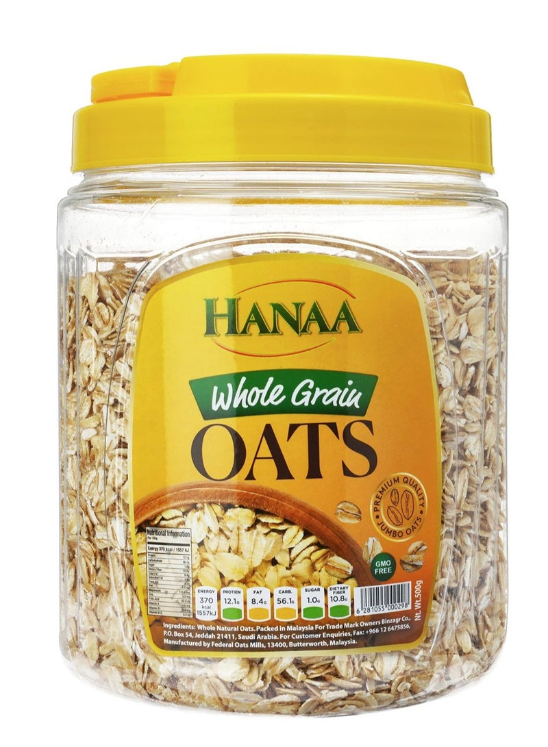 Hanaa Whole Graiu Oats 500 grams