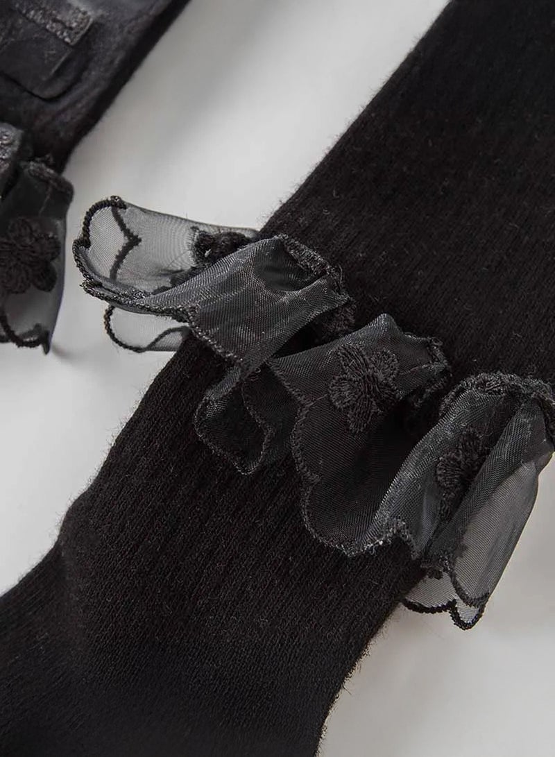 Dave & Bella Ruffle cotton tights - Image 3
