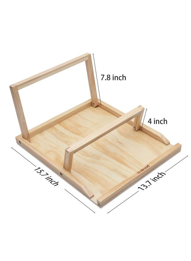 Lavievert Assembly Jigsaw Puzzle Bracket/Holder With Double Adjusting Rods For Puzzle Boards Of Varied Sizes Comes With No Puzzle Board - Image 4