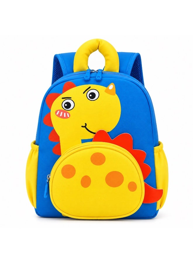 Kidzilla Sturdy Waterproof Kids School Bag, 33x25x12cm Backpack, Available in 4 Colour Options (Design B) - Image 1