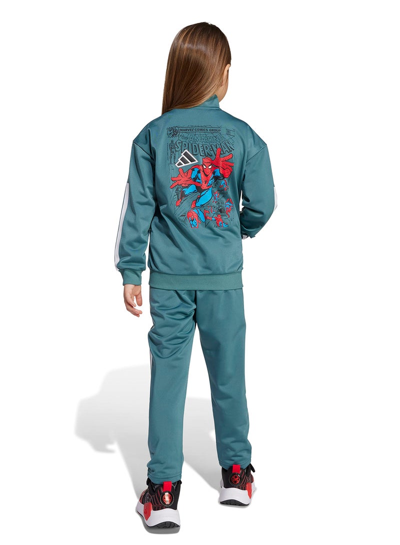 Adidas Kids Marvel Spider Man Tiro Tracksuit - Image 2