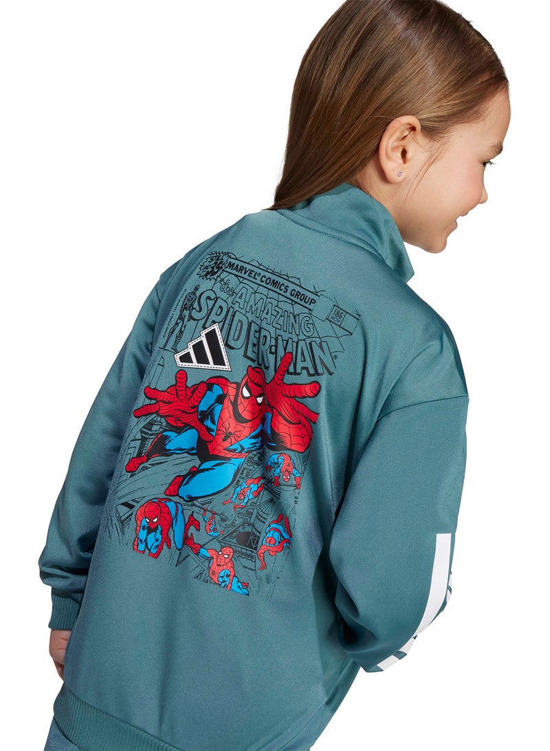 Adidas Kids Marvel Spider Man Tiro Tracksuit - Image 4