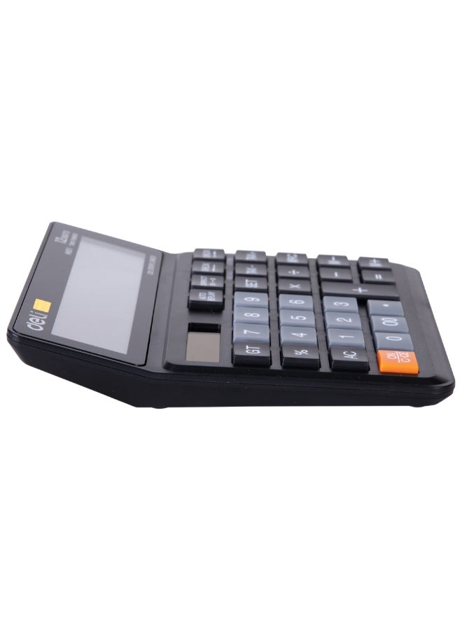 Deli 12-Digit Plastic Desktop Calculator with Tax Function Black 17.9 x 12.6 x 2.85 cm 146362 - Image 4