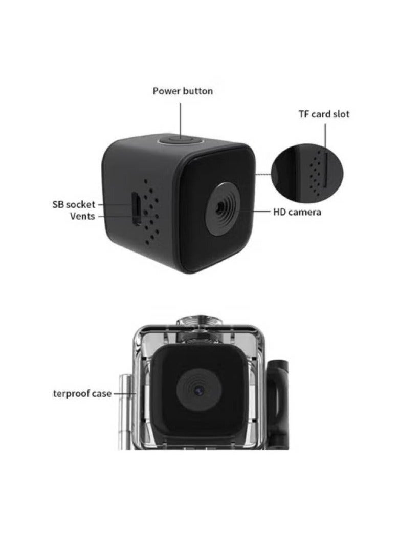 AROAQ SQ28 Mini Action Camera 1080P Night Vision Waterproof Portable Camcorder  - Image 4
