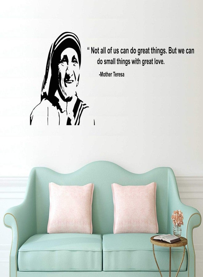 Wallstick Mother Teresa wallstickers (110 cm x 35 cm) - Image 3