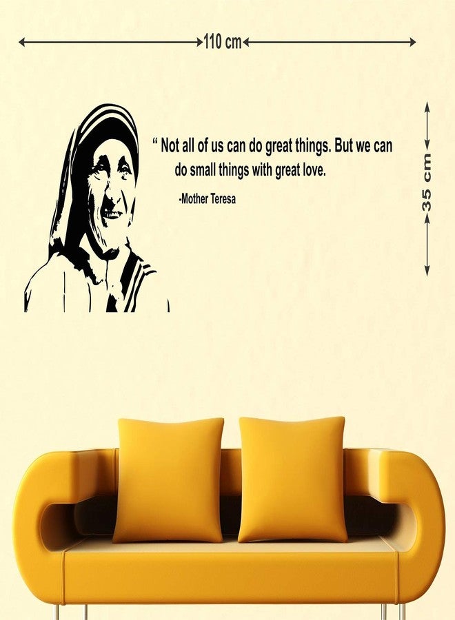 Wallstick Mother Teresa wallstickers (110 cm x 35 cm) - Image 2