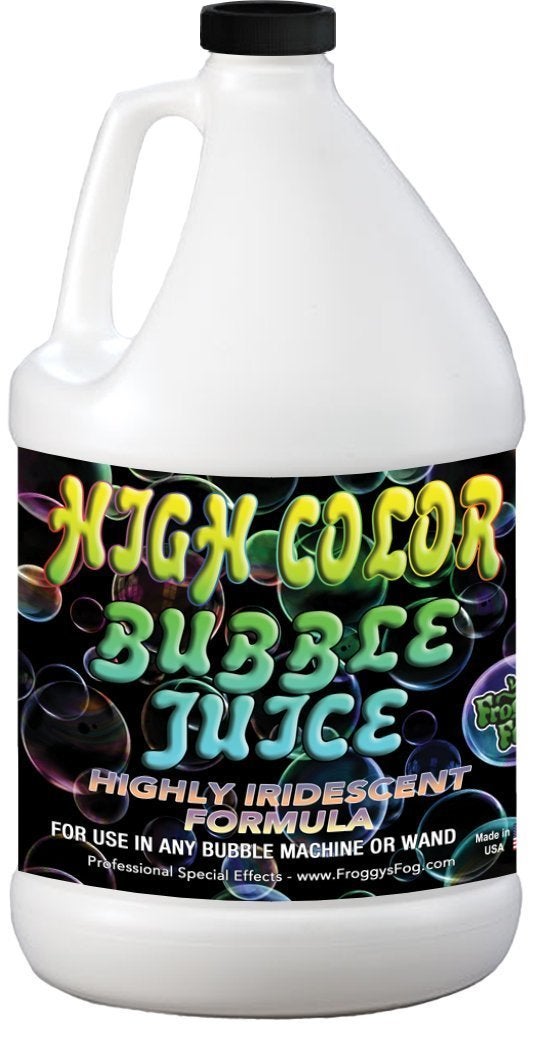 froggys fog Froggy's Fog High Color Bubble Juice, Strong, Long-Lasting Bubble Solution Creates Iridescent Bubbles for Bubble Machines, Bubblers, and Bubble Wands, 1 Gallon - Image 1