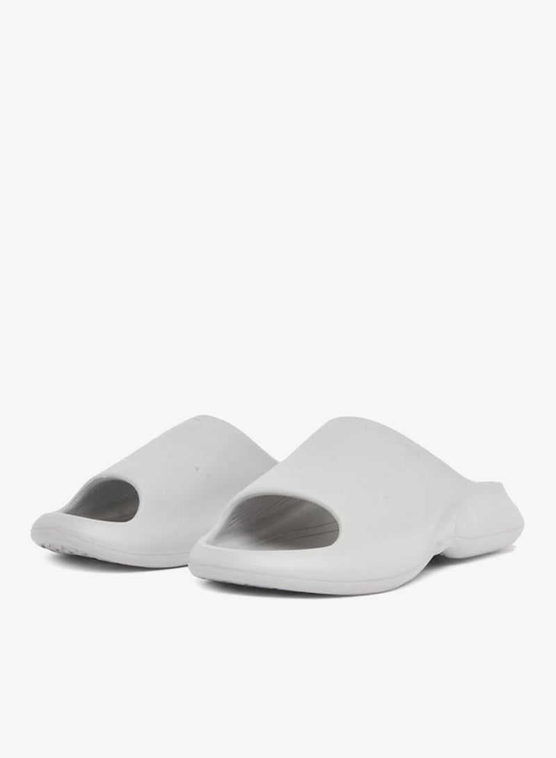 Styli Men Grey Matte Look Comfort Slides - Image 3