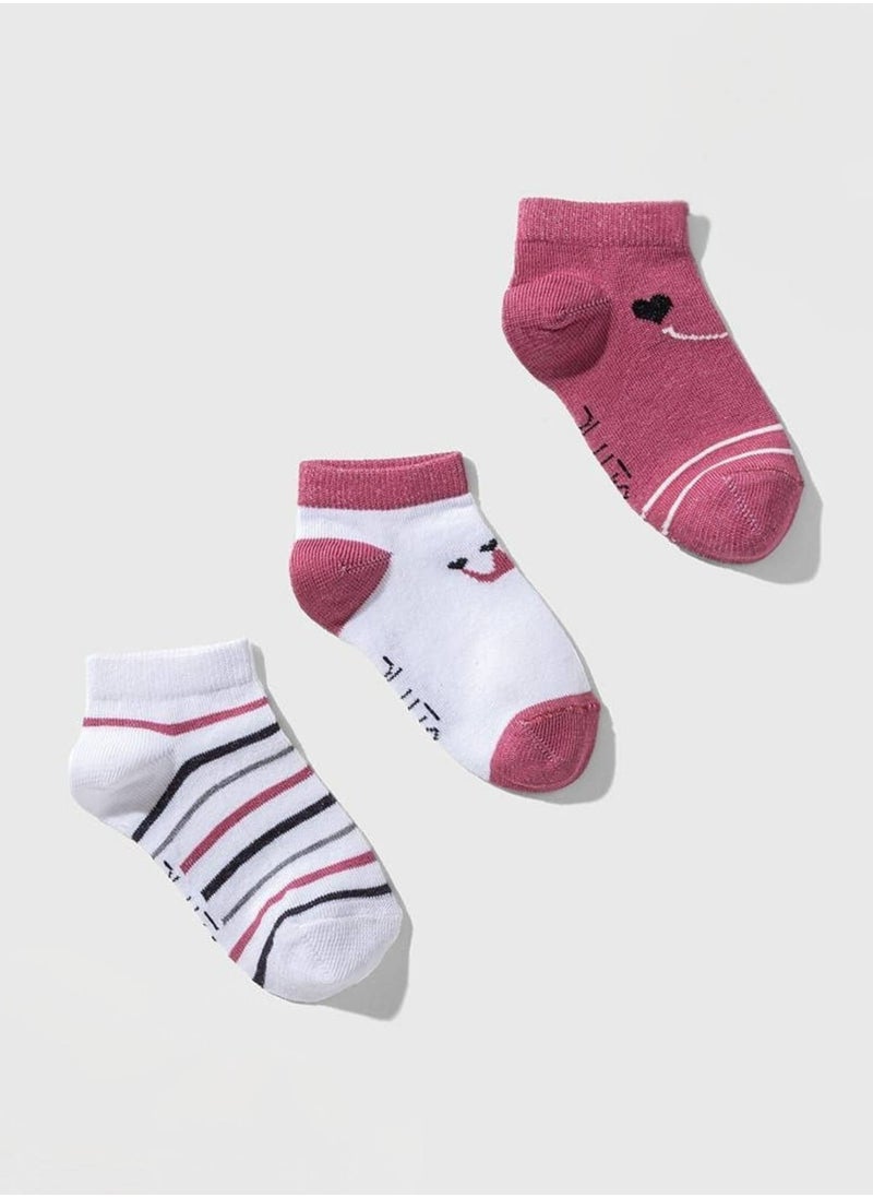 Pluto Pack of 6 Cotton Socket Socks for Kids  - Image 4