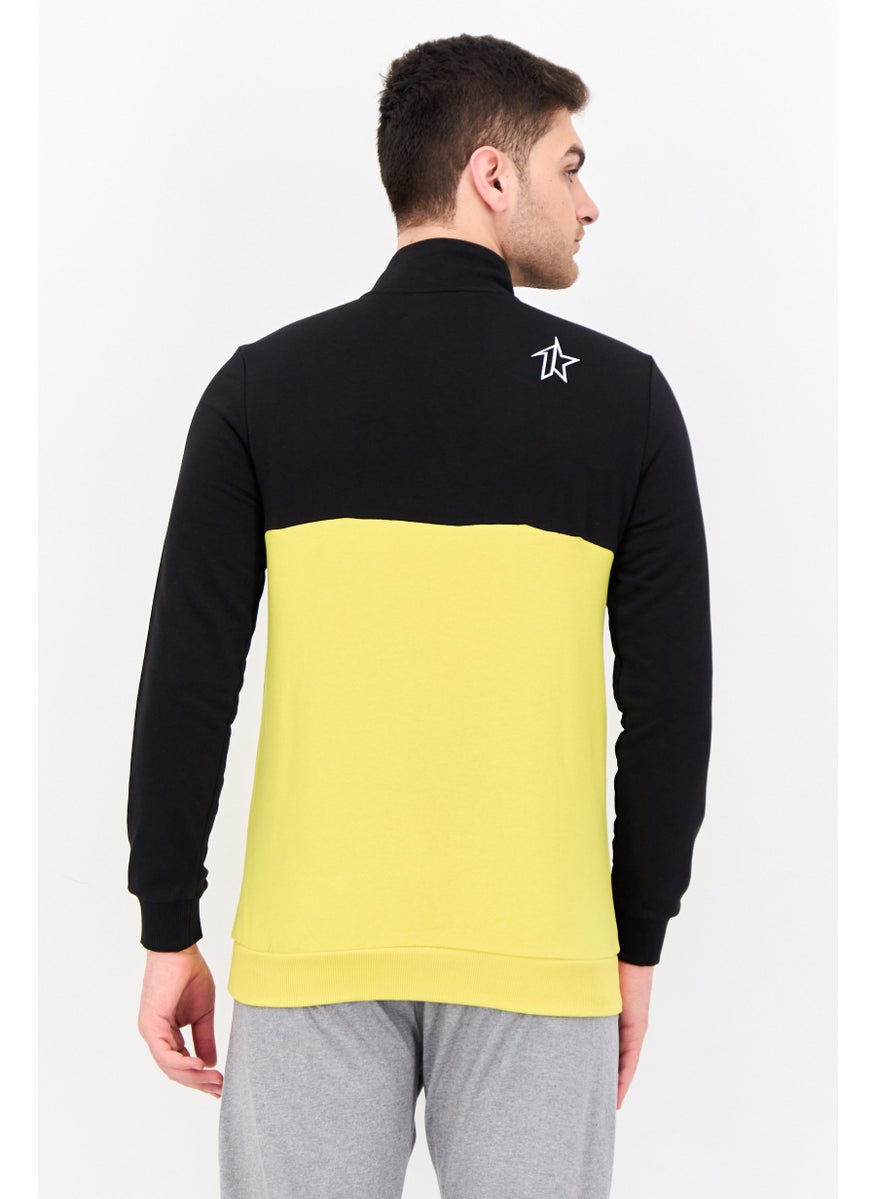 PUMA Men Regular Fit Long Sleeve Outdoor Sweatshirt, Black  - Image 3
