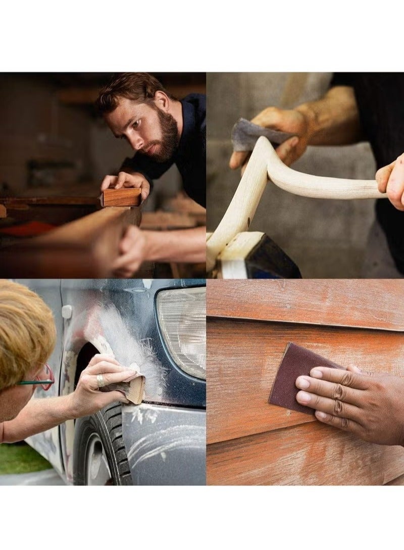 36 Sheets Sandpaper, Premium Wet Dry Waterproof Sand Paper, 400 to 3000 Assorted Grit Sanding Paper for Wood Furniture Finishing, Metal Sanding and Automotive Polishing - Image 5
