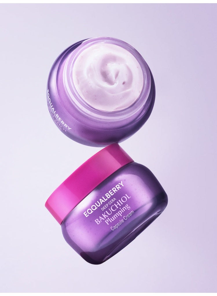 إيكوالبيري كريم الكبسولات المرطّب بالباكوتشيول – بديل لطيف للريتينول لشد البشرة وتنعيمها وإشراقها - Image 3