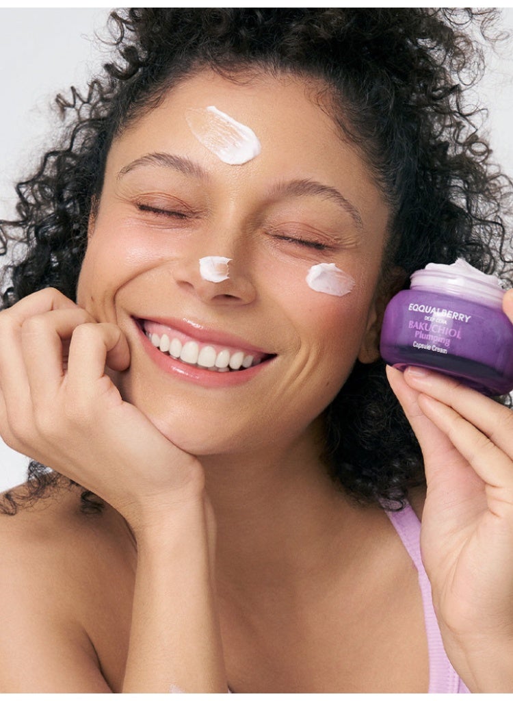 إيكوالبيري كريم الكبسولات المرطّب بالباكوتشيول – بديل لطيف للريتينول لشد البشرة وتنعيمها وإشراقها - Image 4