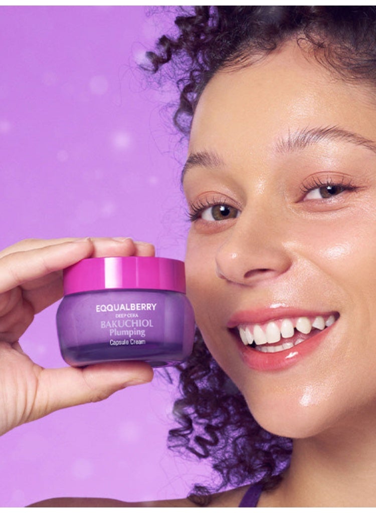 إيكوالبيري كريم الكبسولات المرطّب بالباكوتشيول – بديل لطيف للريتينول لشد البشرة وتنعيمها وإشراقها - Image 5