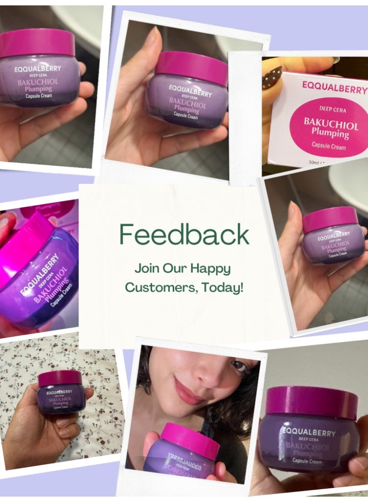 eqqualberry Bakuchiol Plumping Capsule Cream – Gentle Retinol Alternative for Firm, Smooth & Radiant Skin - Image 3