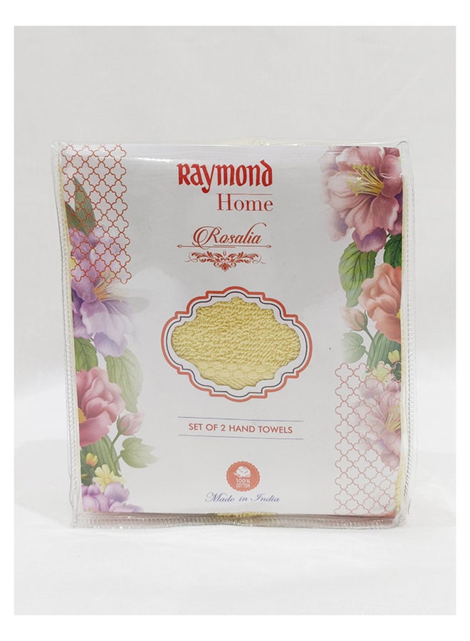 Raymond منشفة يد ريموند هوم، قطعتان، فائقة النعومة، 450 جرام لكل متر مربع، قطن خالص، 40×60 سم  - Image 5