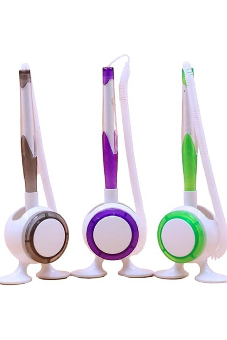 قلم جاف امن مع حبل و دابل فيس لاصق مبتكر، قلم مكتب استقبال للبنوك والمنزل والمكتب والمتاجر والفنادق - Image 3