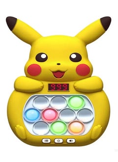 Push Pop Bubble Speed Push 999 level Pop It Fidget Toy, Digital Display, Push Bubble Sensory Game Toy Pop It Electronic Fast Speed Push Game (Pikachu) 