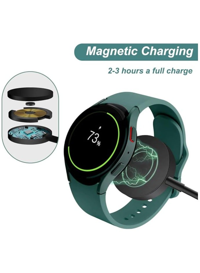 keloray USB C Samsung Watch Charger Fast Charging for Samsung Galaxy Watch 7/6 Classic/6/5 Pro/5/4/4 Classic/3/Active 2/Active 1, Magnetic Wireless Galaxy Charger Pad with 3FT Type C Cable Cord - Image 3