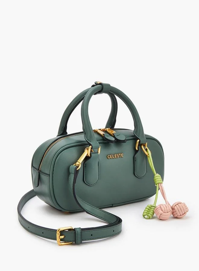 سيليست حقيبة يد صلبة بحزام قابل للفصل