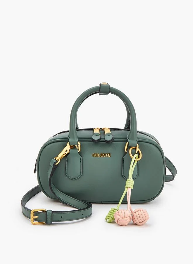 سيليست حقيبة يد صلبة بحزام قابل للفصل