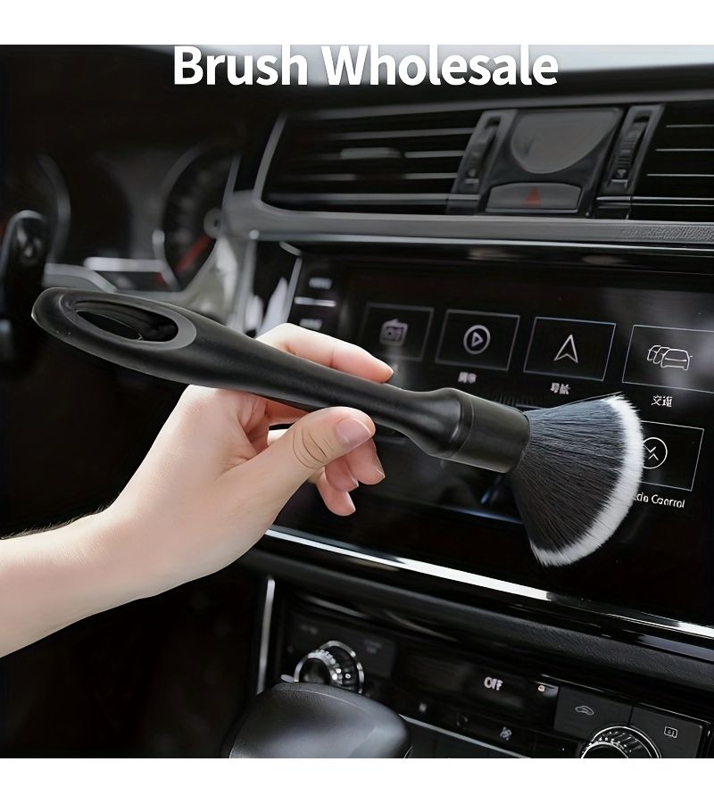 Heavy Duty Car Vent Interior Brush Set 3 Pcs Portable Detailing Kit for Auto Computer Kitchen - Image 3