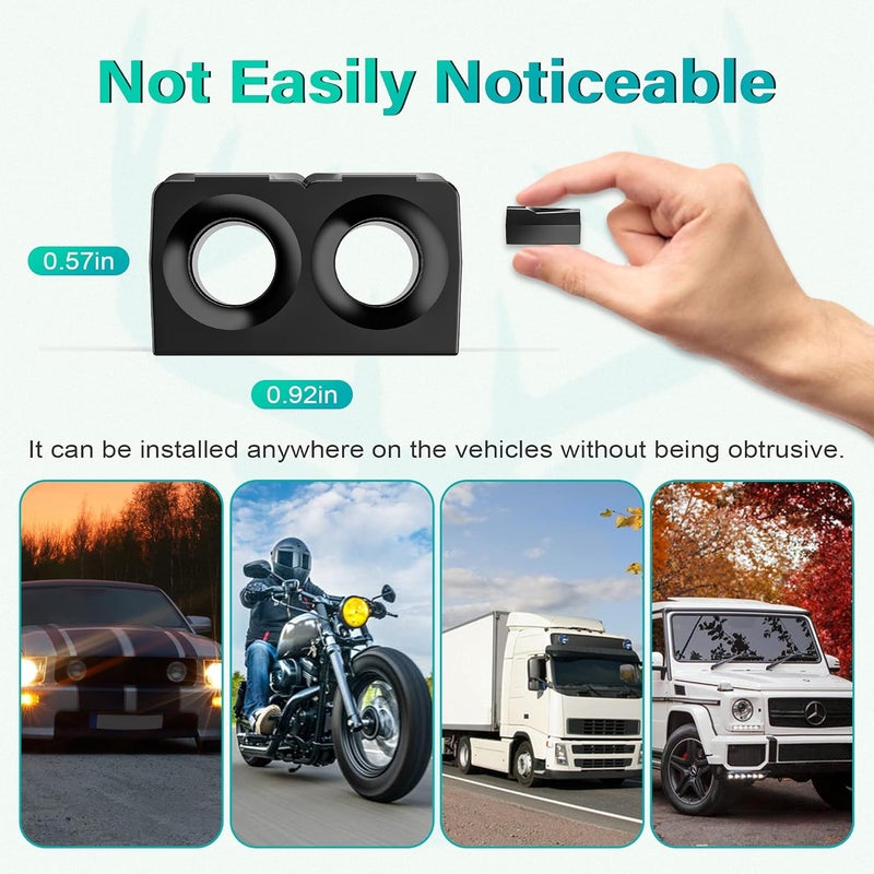 Elook Upgraded Deer Whistles for Car, Save Deer Whistle for Vehicles and Trunks, Double Horn, 2 Pack (Registered Patent) - Image 3