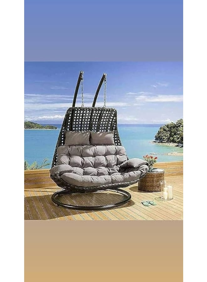 أرجوحة Crescent Garden Hammock Duo – كراسي استلقاء خارجية للاسترخاء التام.
