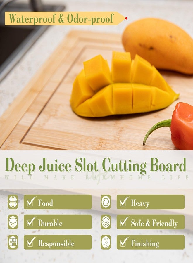 DD DEFINED DECO Defined Deco Over The Sink Cutting Board, Extra Large 33in Expandable Cutting Board Over Sink, Natural Bamboo Cutting Boards with Juice Groove,Kitchen Sink Cover for Counter Space (33") - Image 5