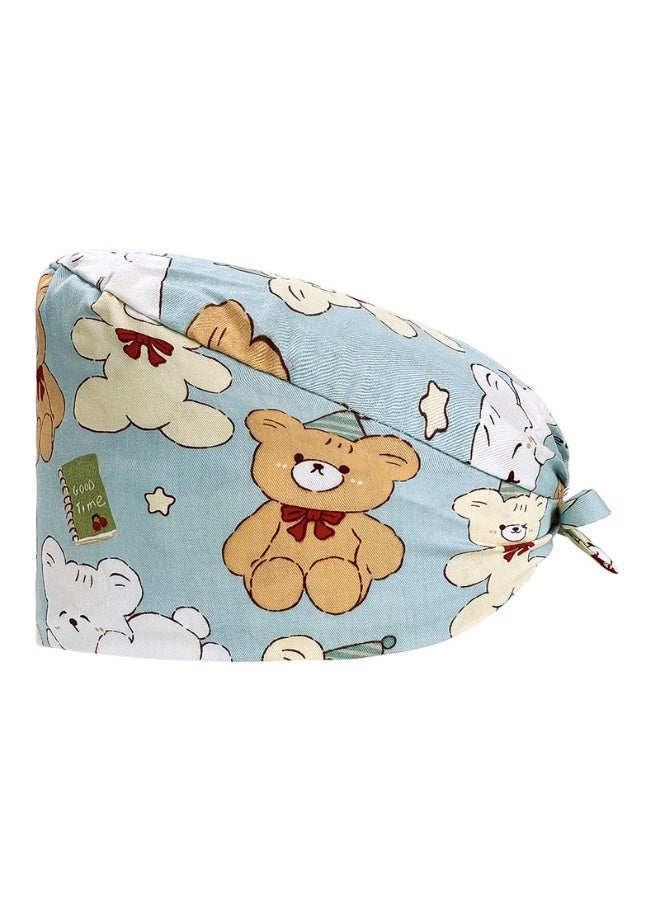 NIBEMINENT Adjustable Medical Scrubs Hats Lab Working Cap Surgicals Hat Nurse Dentist Nursing Accessories Scrub Caps Cook Head Over Hats