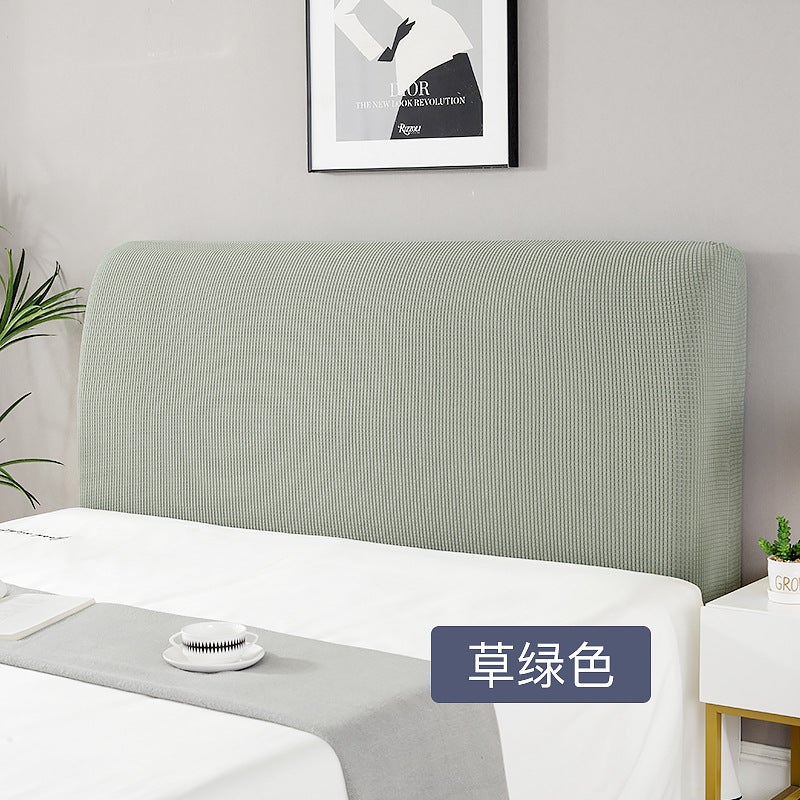 Thickened Elastic All-Inclusive Bedside Cover Scandinavian Household Simple Soft-Covered Wooden Bedside Cover Bed Back Dust Cover Bed Back Cover - Image 1