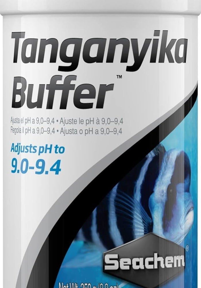 Seachem Tanganyika Buffer 250g - Cichlid Aquarium pH Adjuster and Hardness Enhancer - Image 1