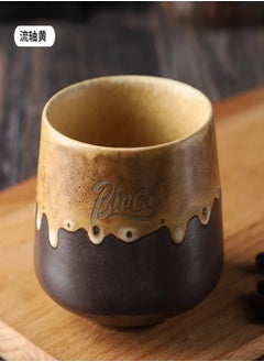 Bincoo Bincoo 200ml Vintage Ceramic Coffee Cup – Unique Glaze Design with Matte Finish  - Image 4