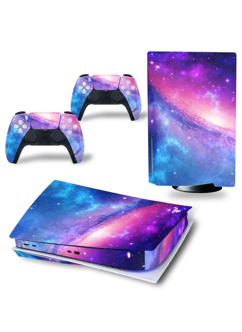 تي اتش تي بي ستيكر لاصق واقي  بتغطية كاملة مناسب لذراع التحكم لجهاز PS5-CD إصدار القرص الرفيع،  - Image 1