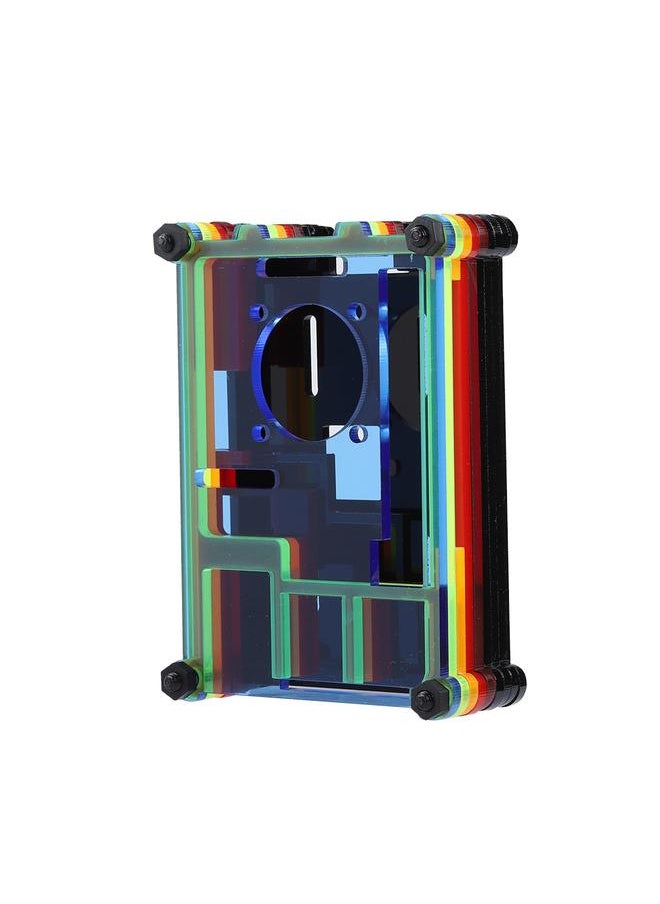 Thoraya Special 9 Layers Case for Raspberry Pi 3B+ Fast Heat Dissipation Case for Raspberry Pi-Colorful  - Image 1