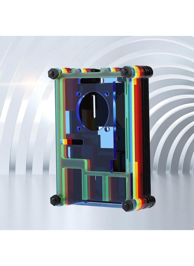 Special 9 Layers Case for Raspberry Pi 3B+ Fast Heat Dissipation Case for Raspberry Pi-Colorful